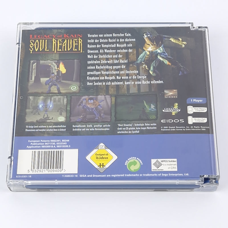 Sega Dreamcast Spiel : Legacy of Kain Soul Reaver - OVP Anleitung CD | DC PAL