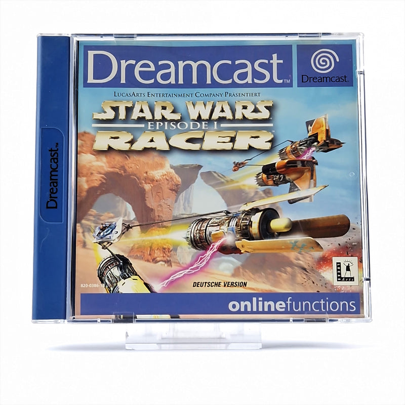 Sega Dreamcast Spiel : Star Wars Episode I Racer - OVP Anleitung CD DC PAL Game