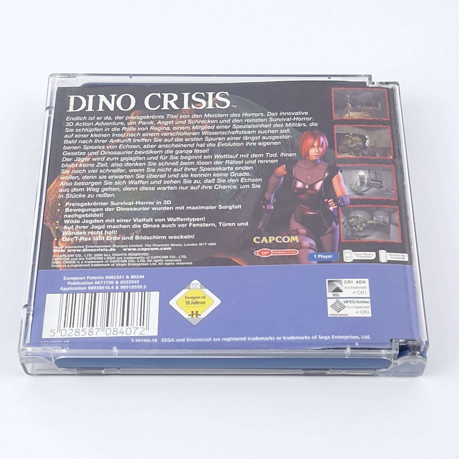 Sega Dreamcast Spiel : Dino Crisis - OVP Anleitung CD | DC PAL Capcom Game