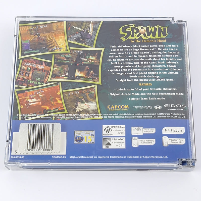Sega Dreamcast Spiel : Spawn In The Demon´s Hand - OVP Anleitung CD | PAL Capcom