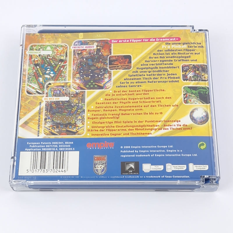 Sega Dreamcast Spiel : Pro-Pinball Trilogy - OVP Anleitung CD | DC PAL Empire