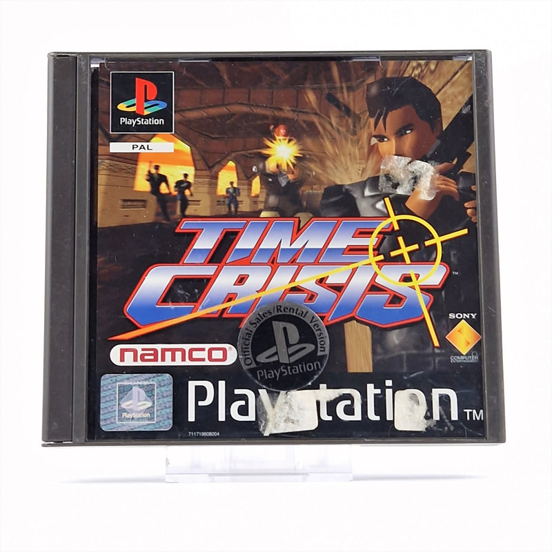 Sony Playstation 1 Spiel : Time Crisis - OVP Anleitung CD | PAL USK18 - PS1 PSX