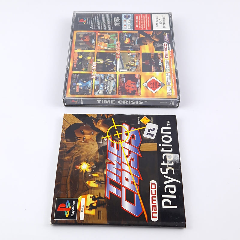Sony Playstation 1 Spiel : Time Crisis - OVP Anleitung CD | PAL USK18 - PS1 PSX