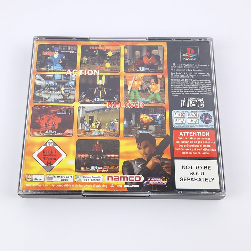 Sony Playstation 1 Spiel : Time Crisis - OVP Anleitung CD | PAL USK18 - PS1 PSX