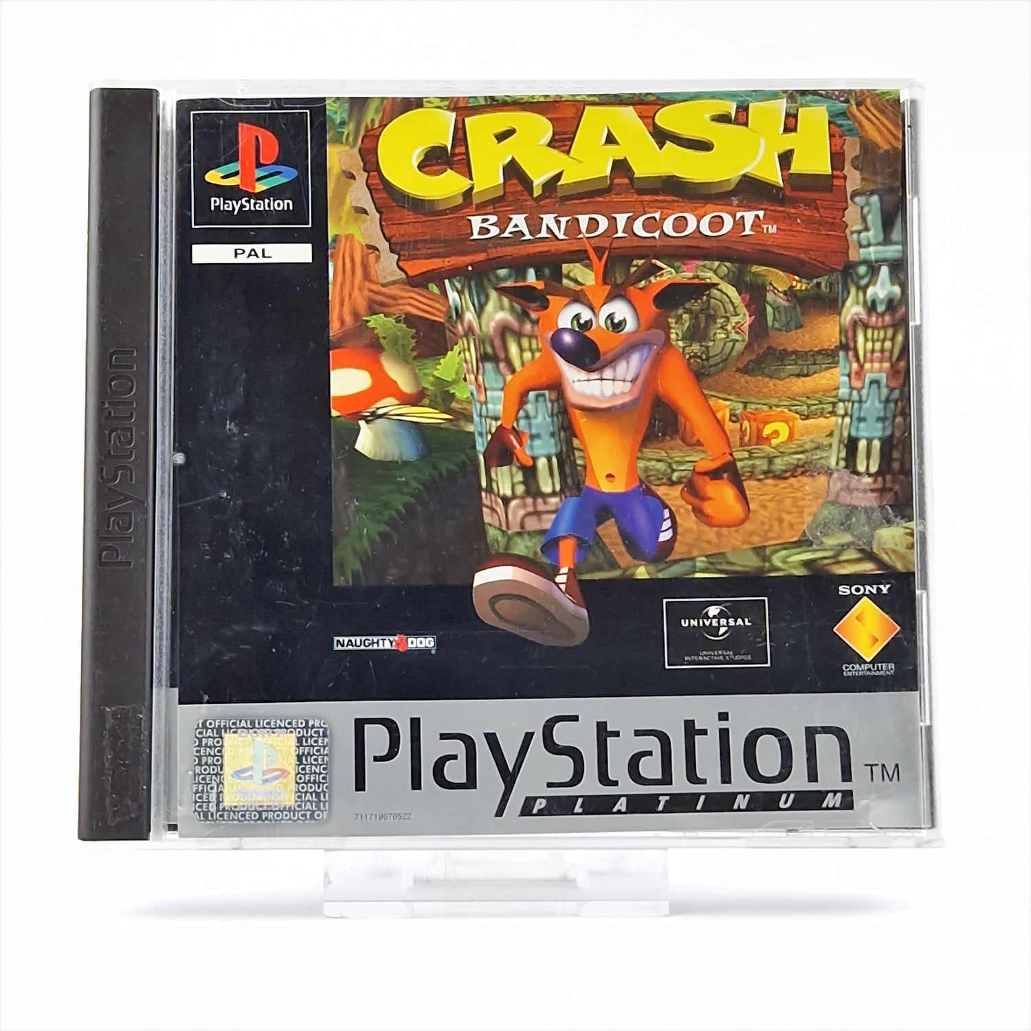 Sony Playstation 1 Spiel : Crash Bandicoot - OVP Platinum CD | PAL PS1 PSX