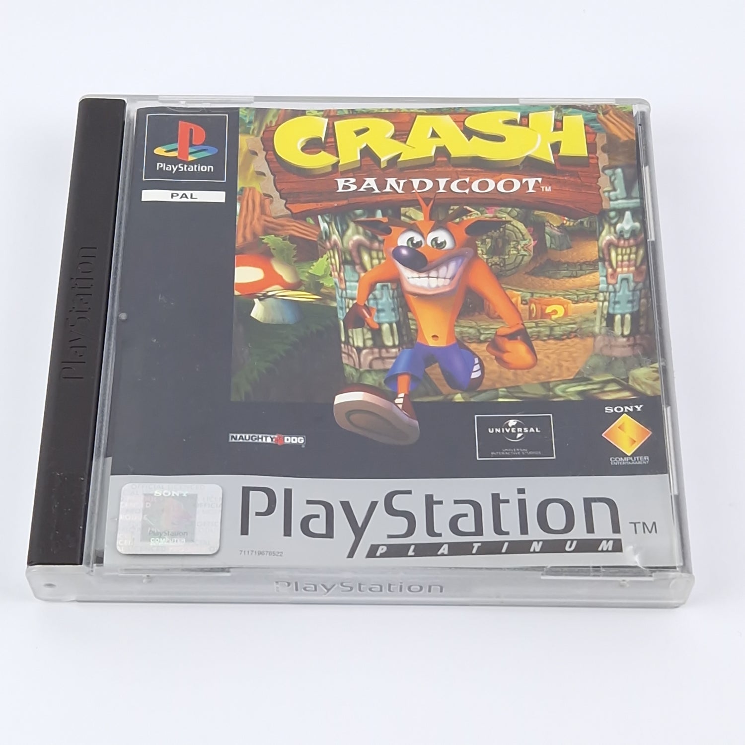 Sony Playstation 1 Game: Crash Bandicoot - OVP Platinum CD | PAL PS1 PSX