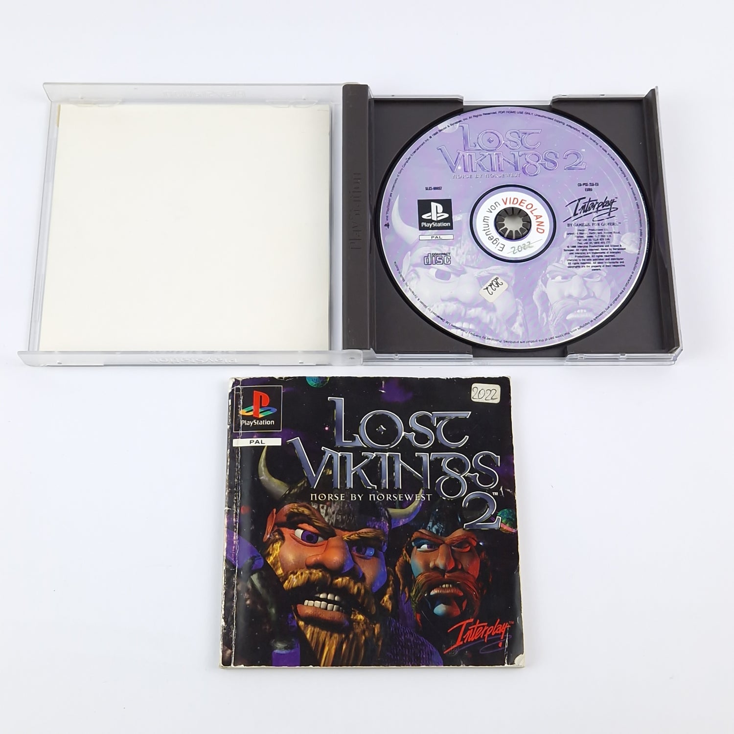 Sony Playstation 1 Game : The Lost Vikings 2 Norse by Norsewest | PS1 PSX original packaging