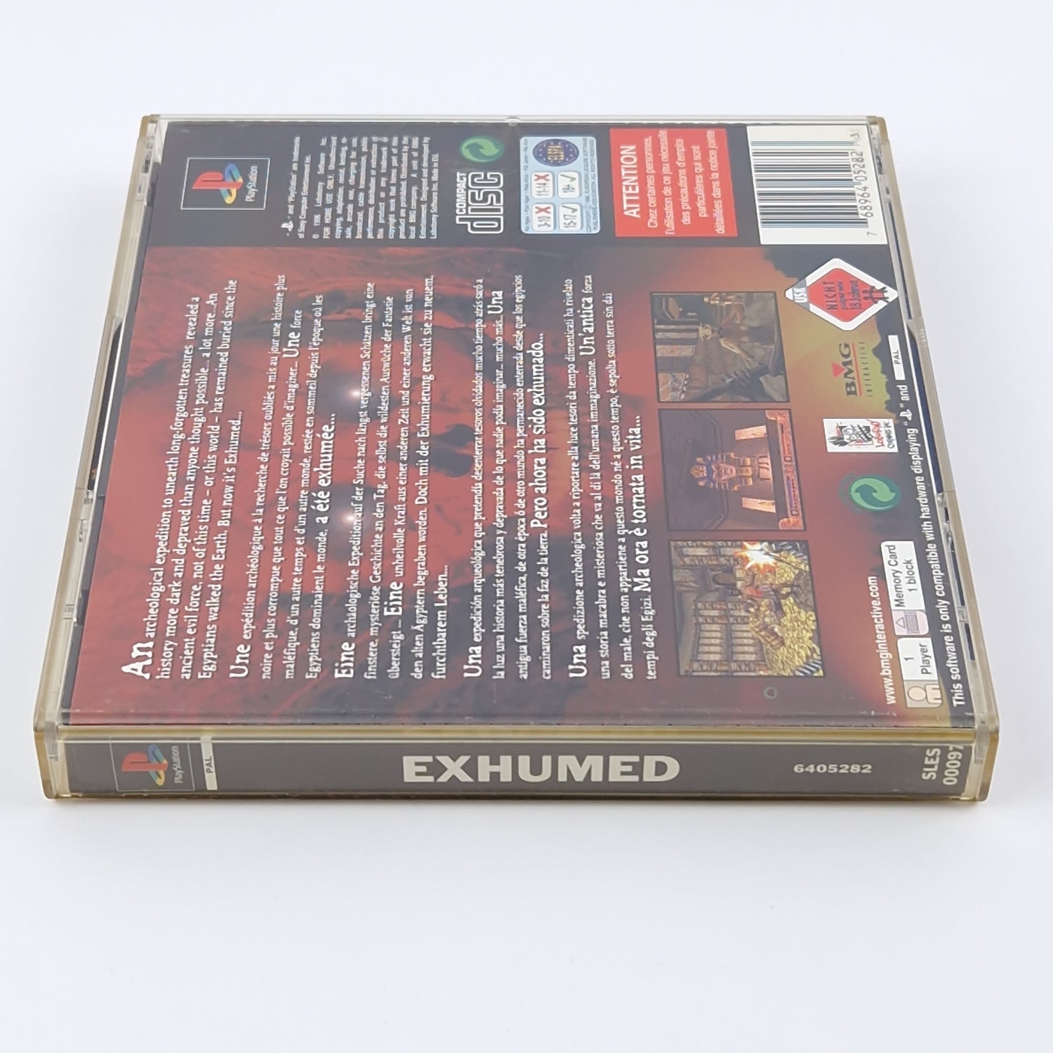 Sony Playstation 1 Game: Exhumed - OVP Instructions CD | PS1 PSX PAL Game USK18