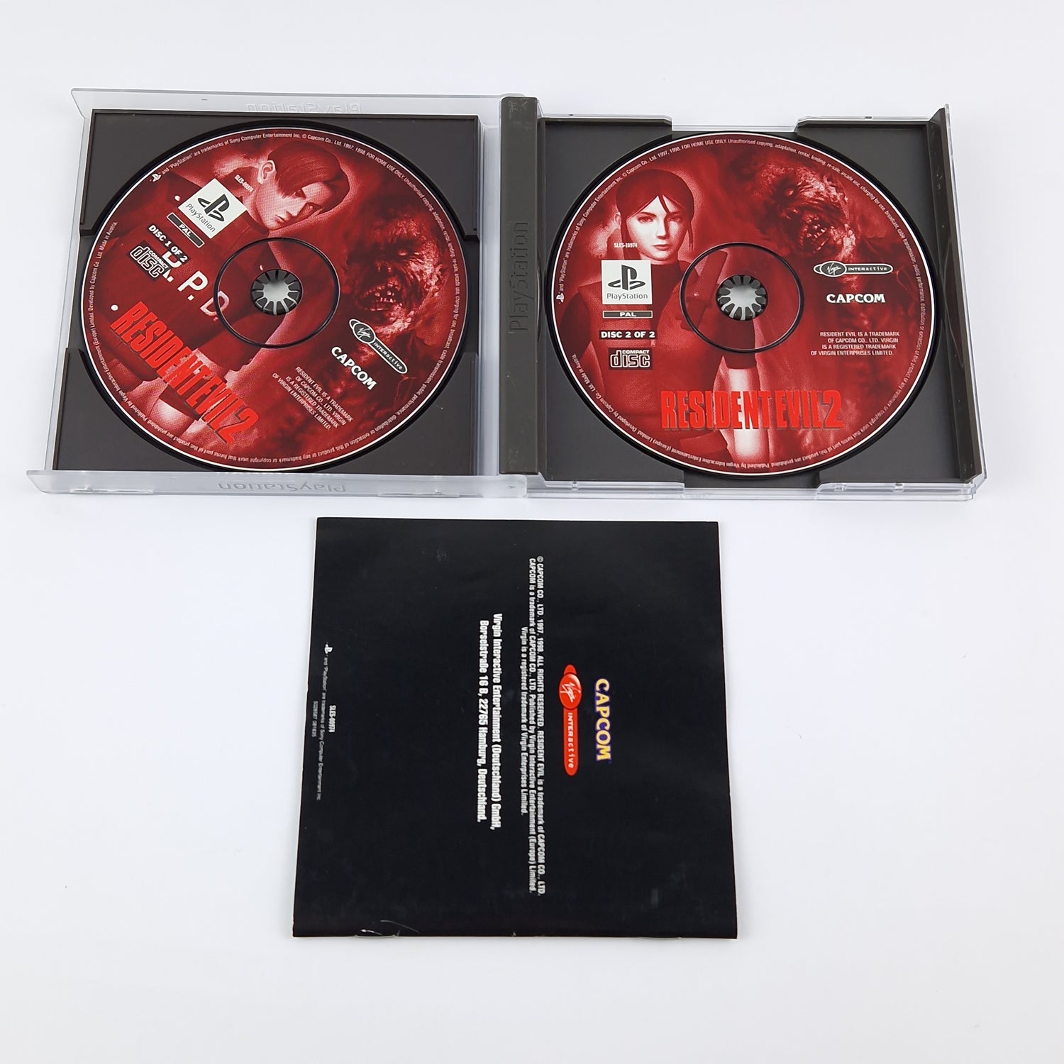 Sony Playstation 1 Spiel : Resident Evil 2 - OVP Anleitung CD PS1 PSX PAL USK18