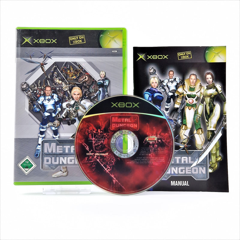 Microsoft Xbox Classic Spiel : Metal Dungeon - OVP Anleitung CD | dt. PAL
