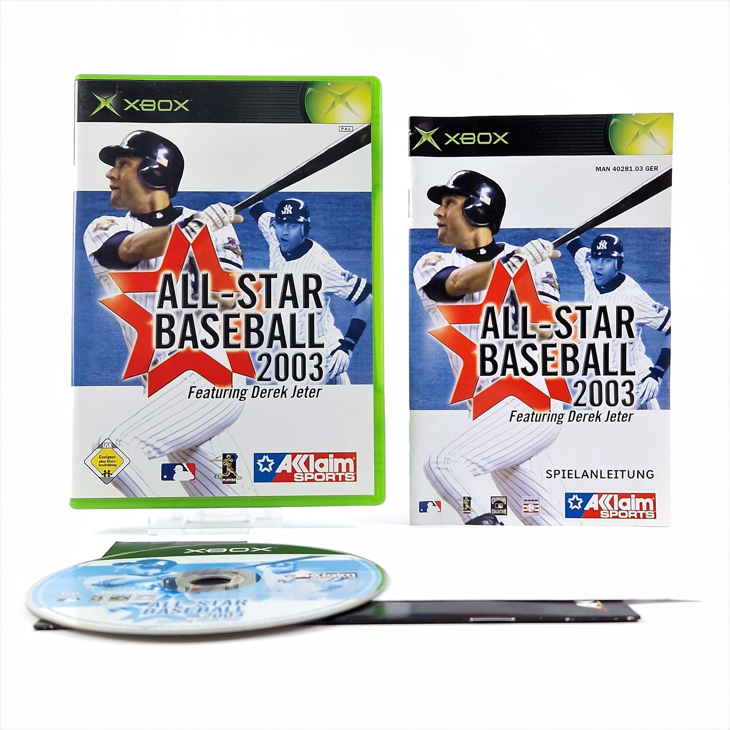 Microsoft Xbox Classic Game: All-Star Baseball 2003 - OVP Instructions CD Acclaim