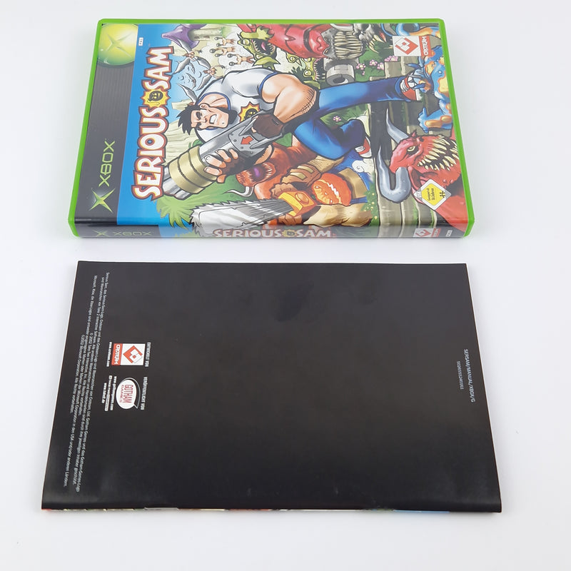 Microsoft Xbox Classic Game: Serious Sam - OVP Instructions CD | German PAL version