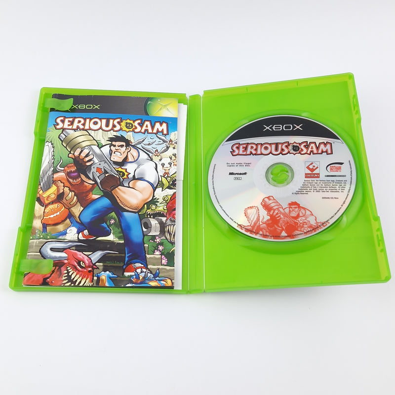 Microsoft Xbox Classic Game: Serious Sam - OVP Instructions CD | German PAL version