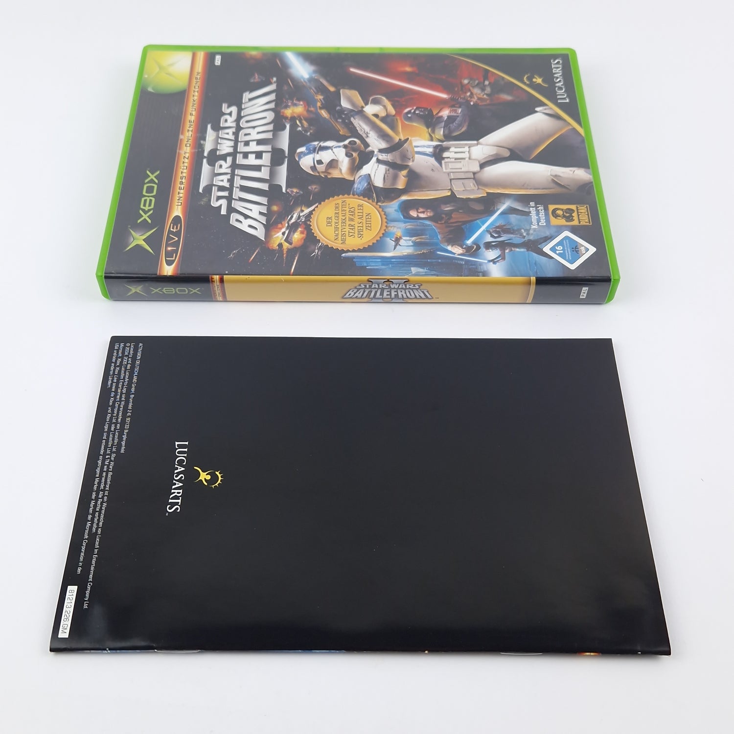 Microsoft Xbox Classic Game: Star Wars Battlefront II 2 - OVP Instructions CD PAL