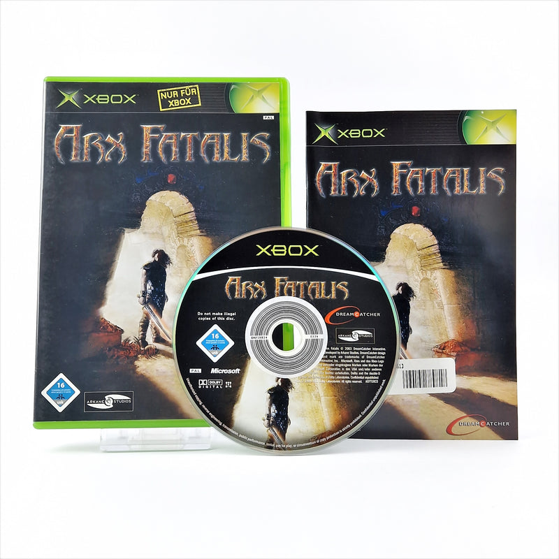 Microsoft Xbox Classic Spiel : Arx Fatalis - OVP Anleitung CD | dt. PAL Game