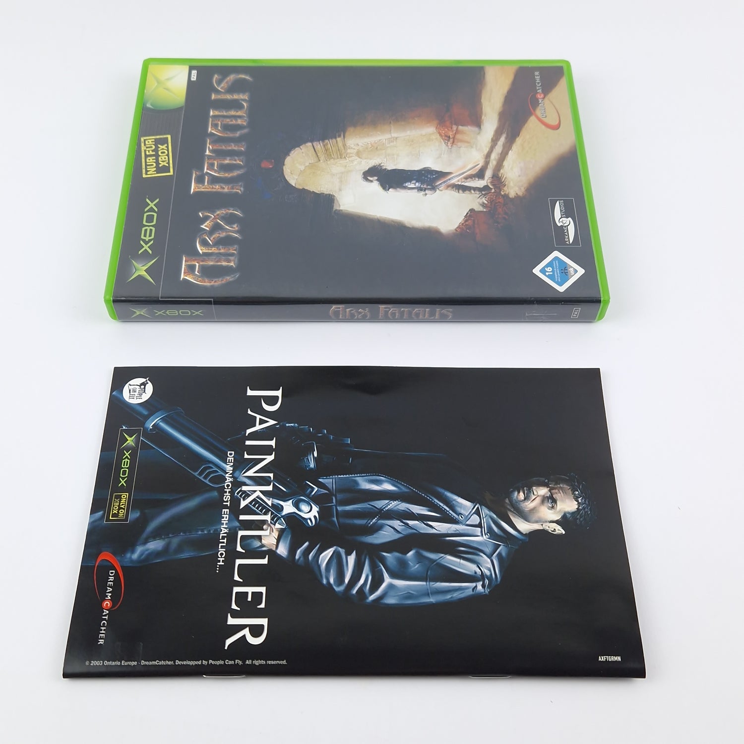 Microsoft Xbox Classic Game: Arx Fatalis - OVP Instructions CD | German PAL game
