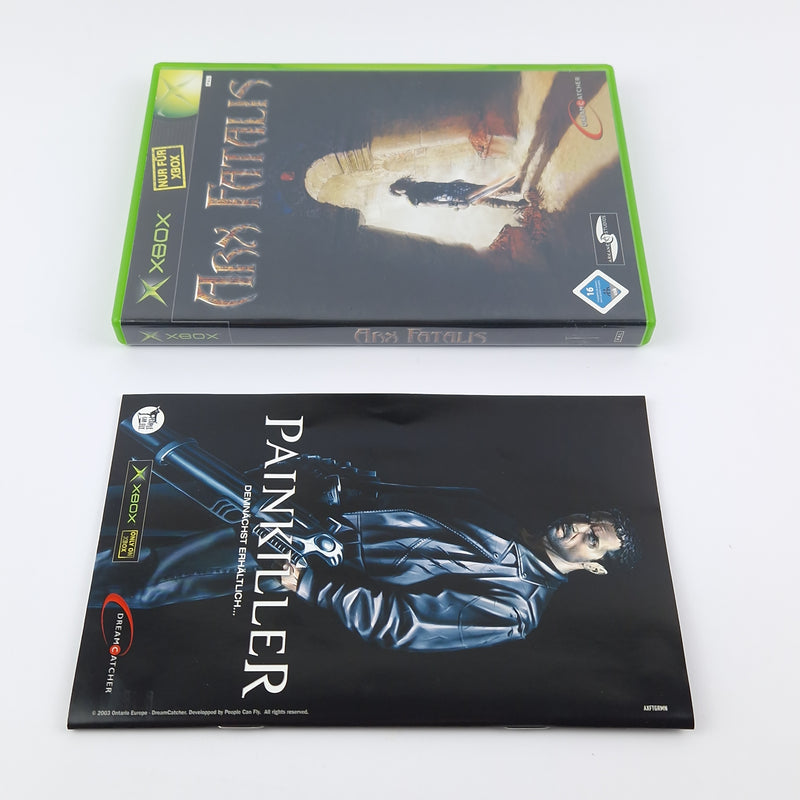 Microsoft Xbox Classic Game: Arx Fatalis - OVP Instructions CD | German PAL game
