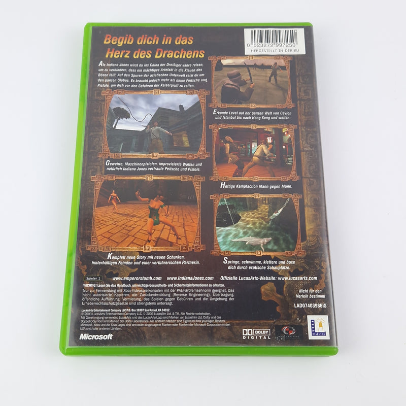 Microsoft Xbox Classic Spiel : Indiana Jones und die Legende der Kaisergruft OVP