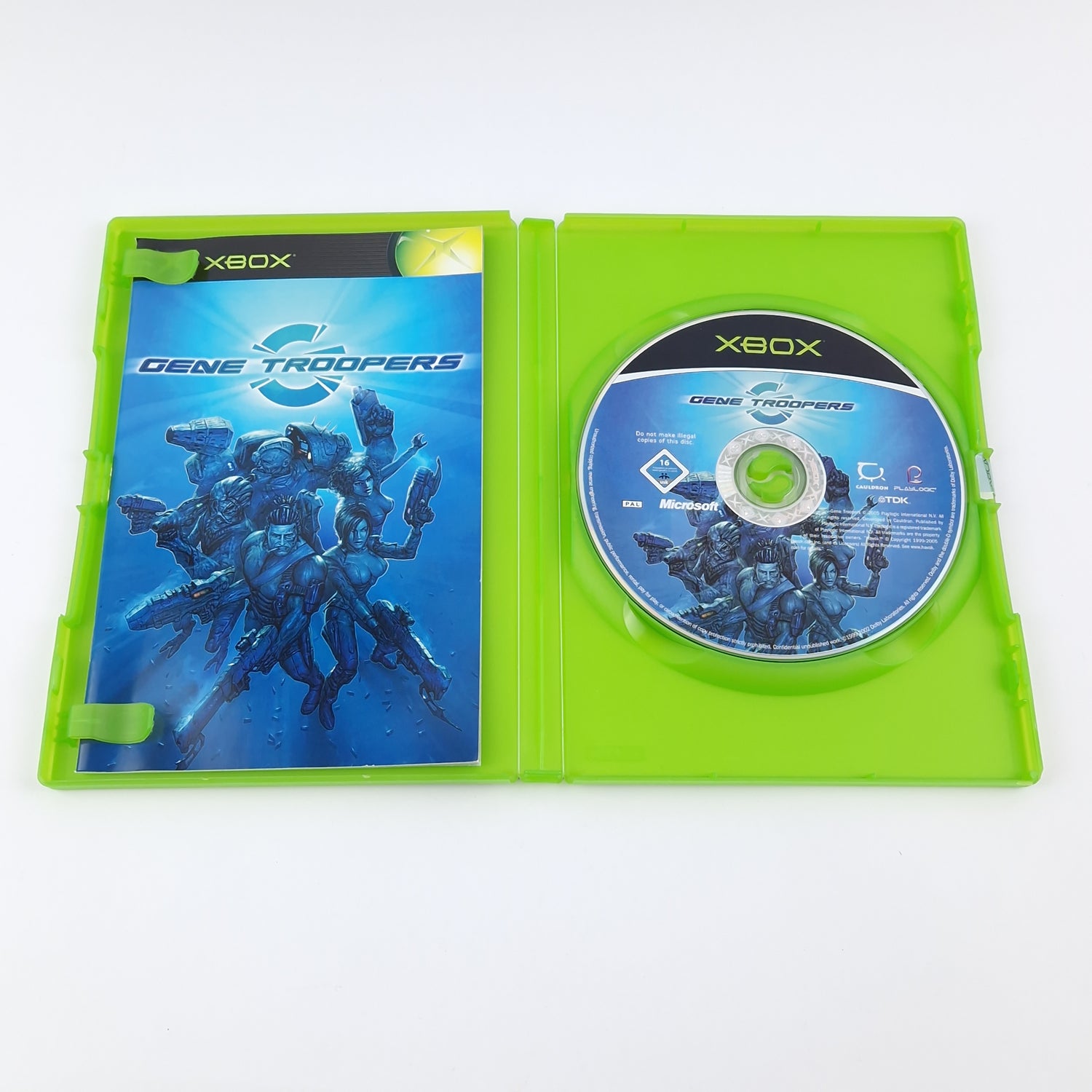 Microsoft Xbox Classic Spiel : Gene Troopers - OVP Anleitung CD | dt. PAL