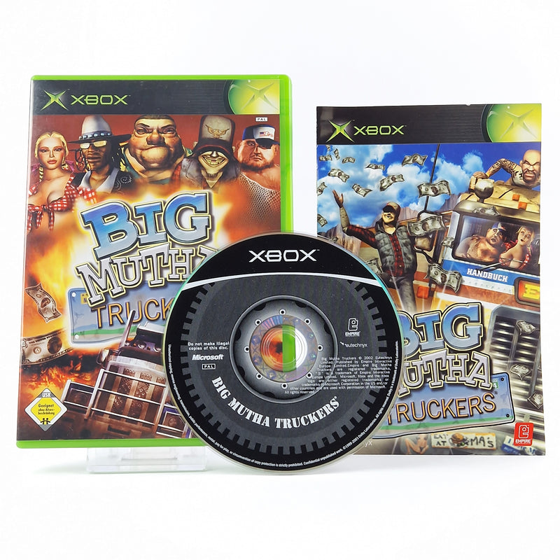 Microsoft Xbox Classic Game: Big Mutha Truckers - OVP Instructions CD | German PAL