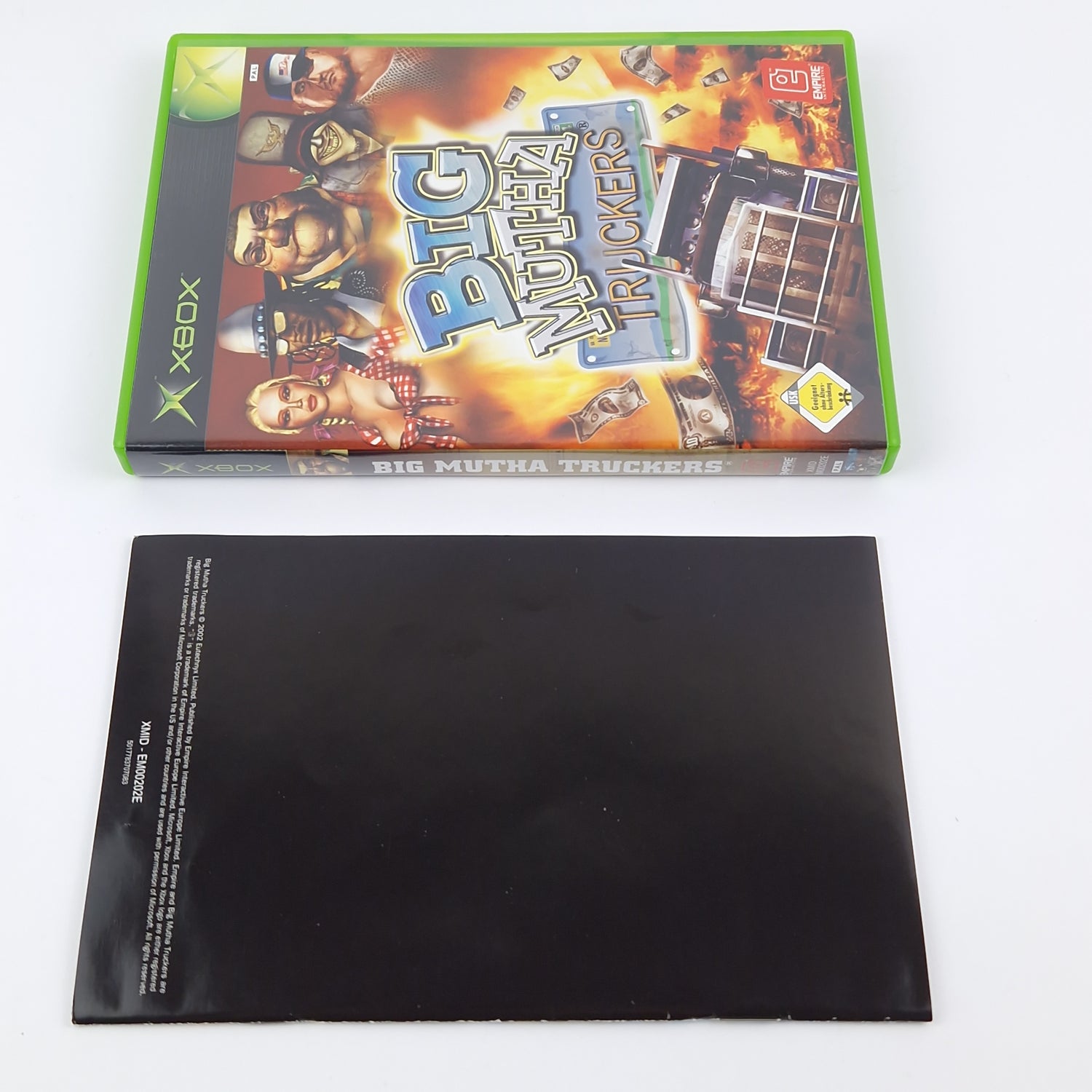Microsoft Xbox Classic Game: Big Mutha Truckers - OVP Instructions CD | German PAL