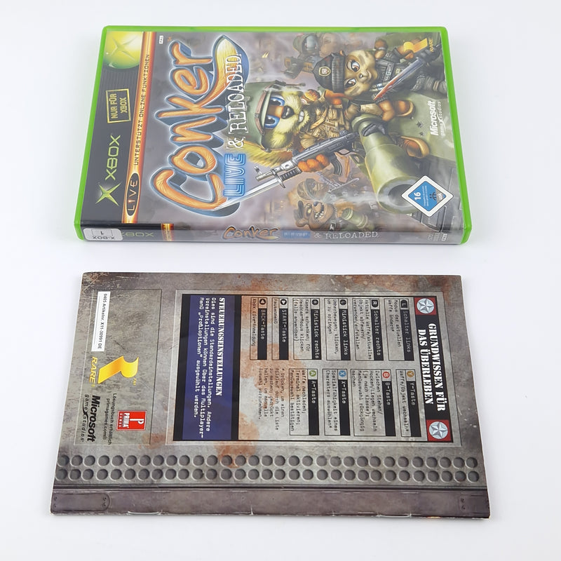 Microsoft Xbox Classic Spiel : Conker Live & Reloaded - OVP Anleitung CD dt. PAL