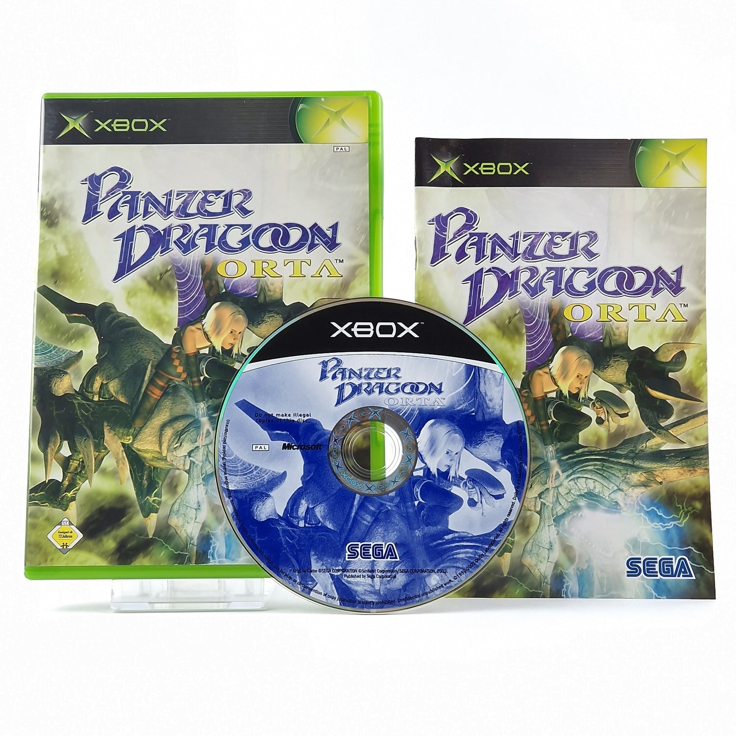 Microsoft Xbox Classic Spiel : Panzer Dragoon Orta  - OVP Anleitung CD | PAL