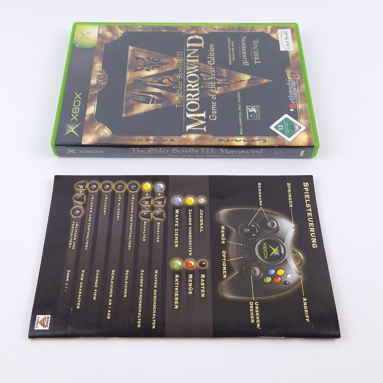 Microsoft Xbox Classic Spiel : The Elder Scrolls III Morrowind ohne Karte - OVP