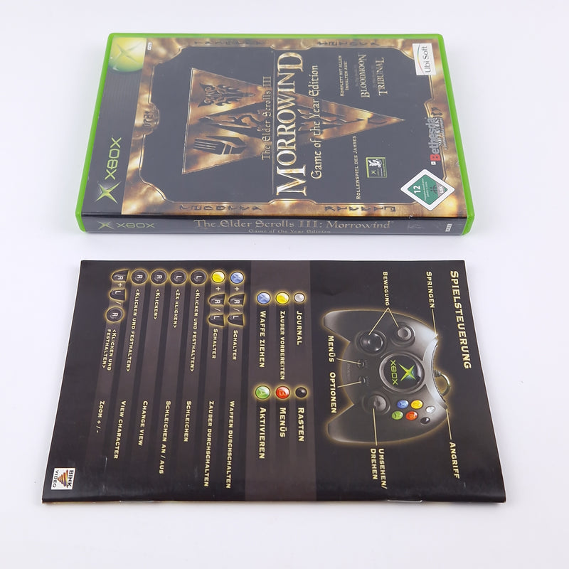 Microsoft Xbox Classic Spiel : The Elder Scrolls III Morrowind ohne Karte - OVP