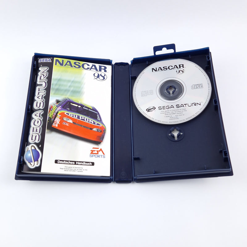 Sega Saturn Spiel : Nascar 98 - OVP Anleitung CD Disk | PAL Game - Autorennen EA
