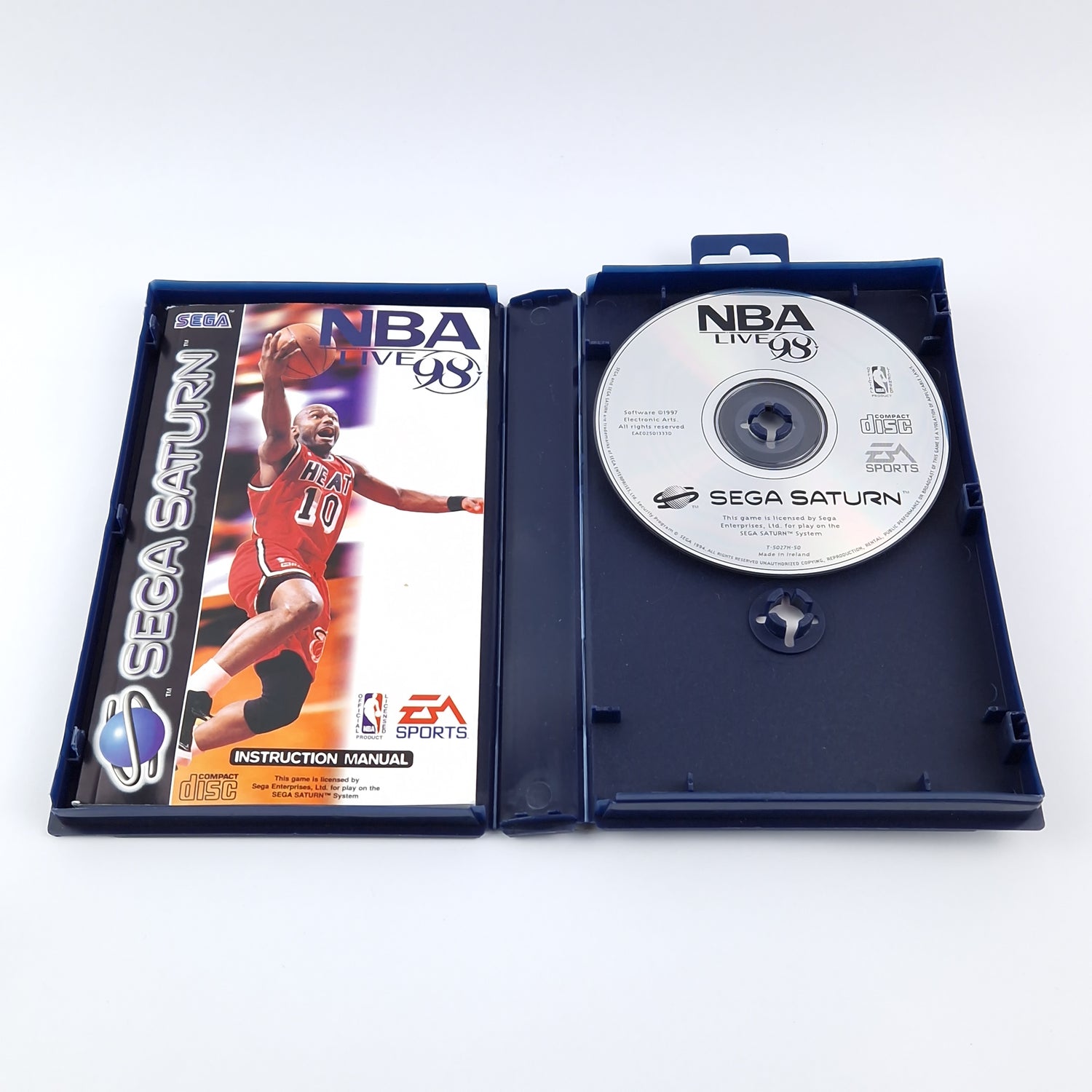 Sega Saturn Game: NBA Live 98 Basketball - OVP Instructions CD Disk | PAL Game