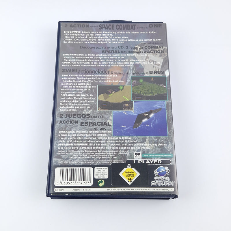 Sega Saturn Spiel : Shockwave Assault - OVP ohne Anleitung CD Disk | PAL Game