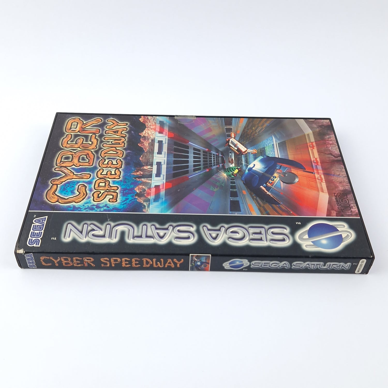 Sega Saturn Game: Cyber ​​Speedway - OVP Instructions CD Disk | PAL Game