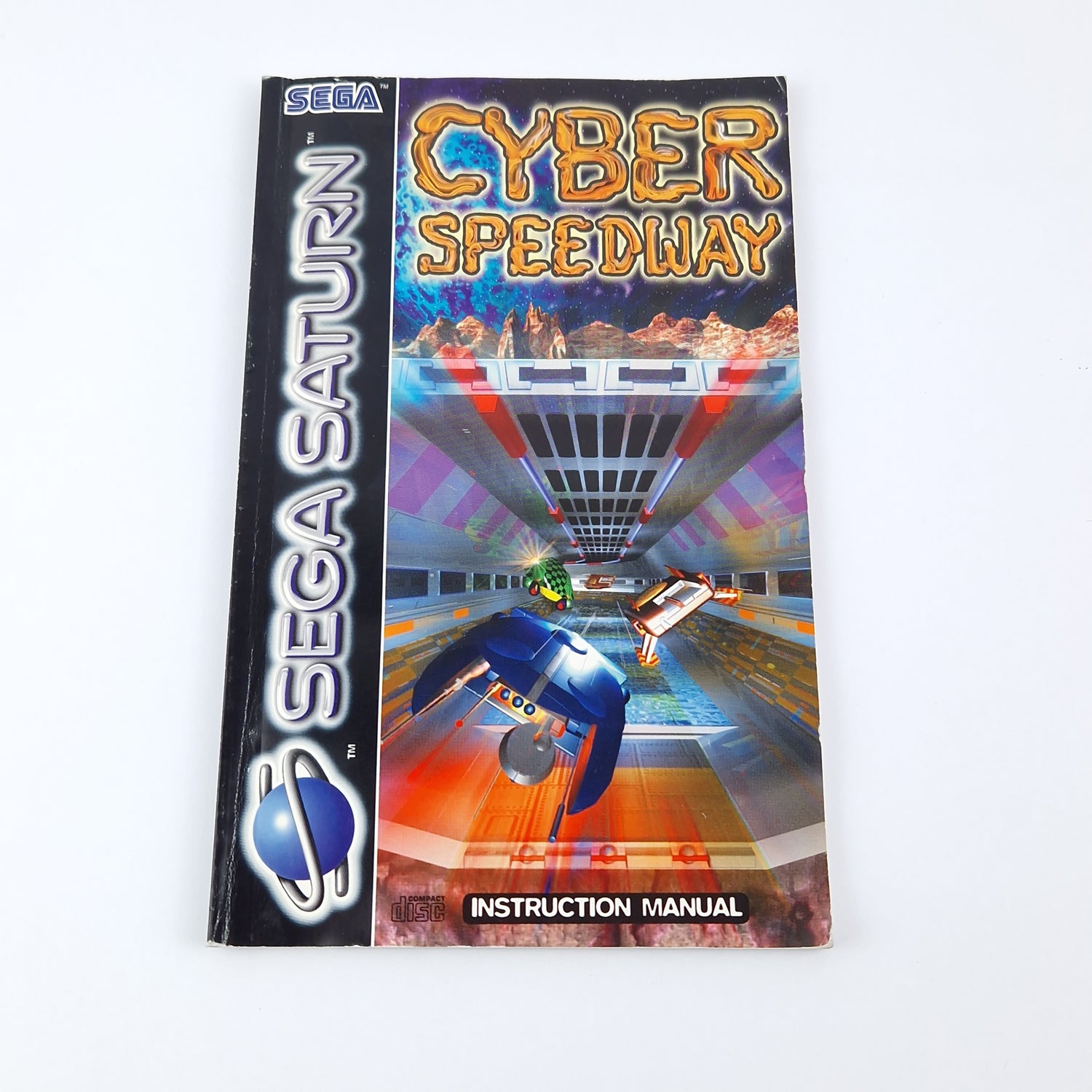 Sega Saturn Game: Cyber ​​Speedway - OVP Instructions CD Disk | PAL Game