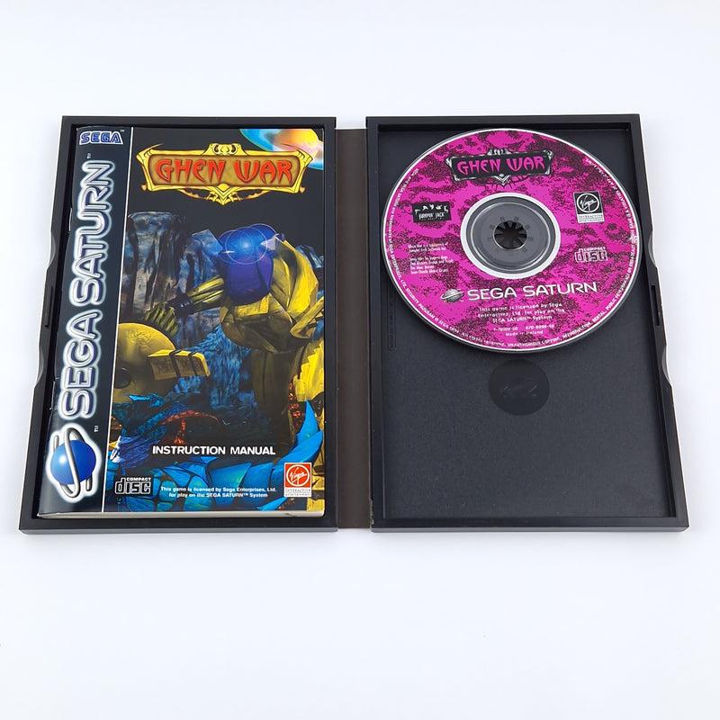 Sega Saturn Spiel : Ghen War - OVP Anleitung CD Disk | PAL Game