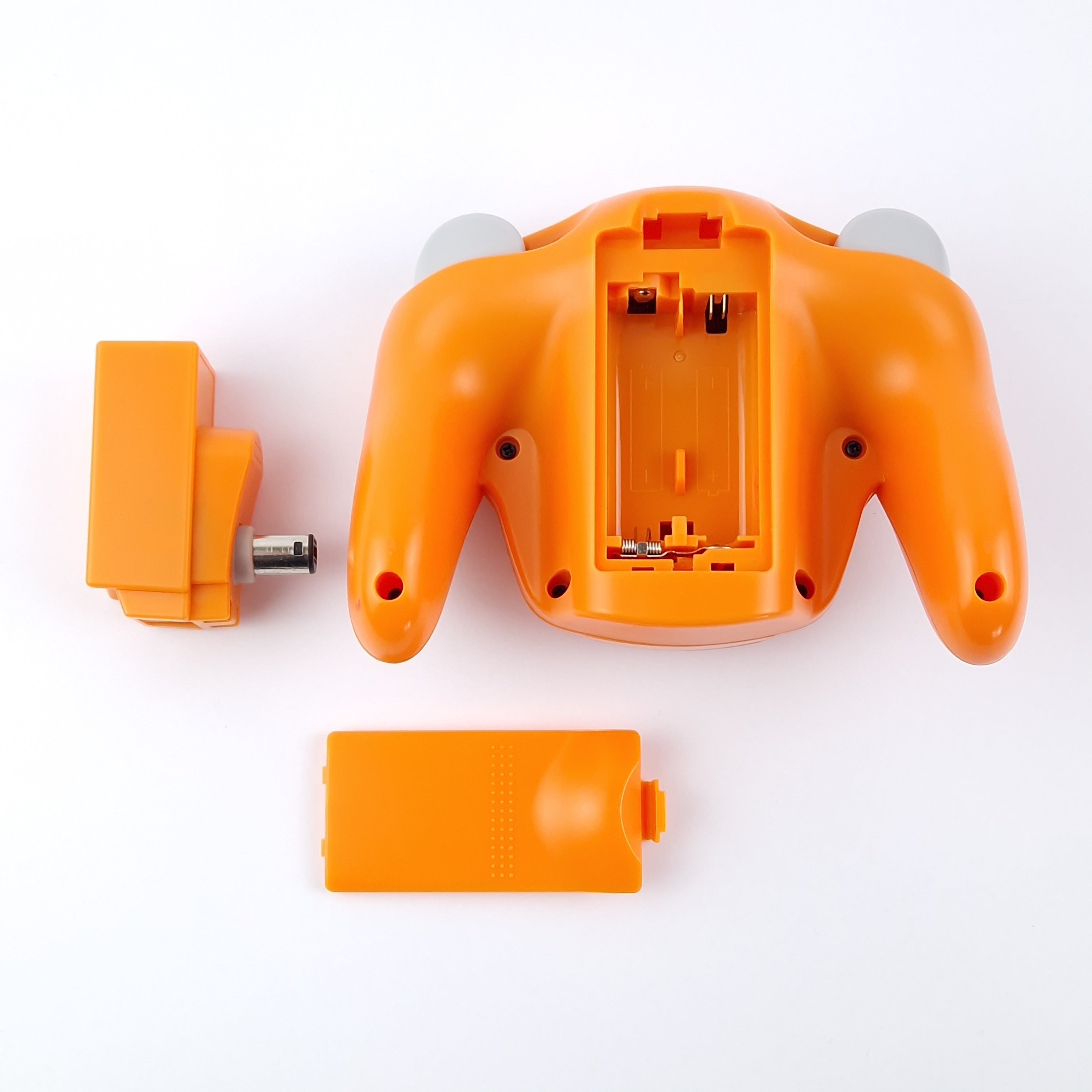 Nintendo Gamecube Zubehör : Funk Controller Orange (Kein Original Wavebird)