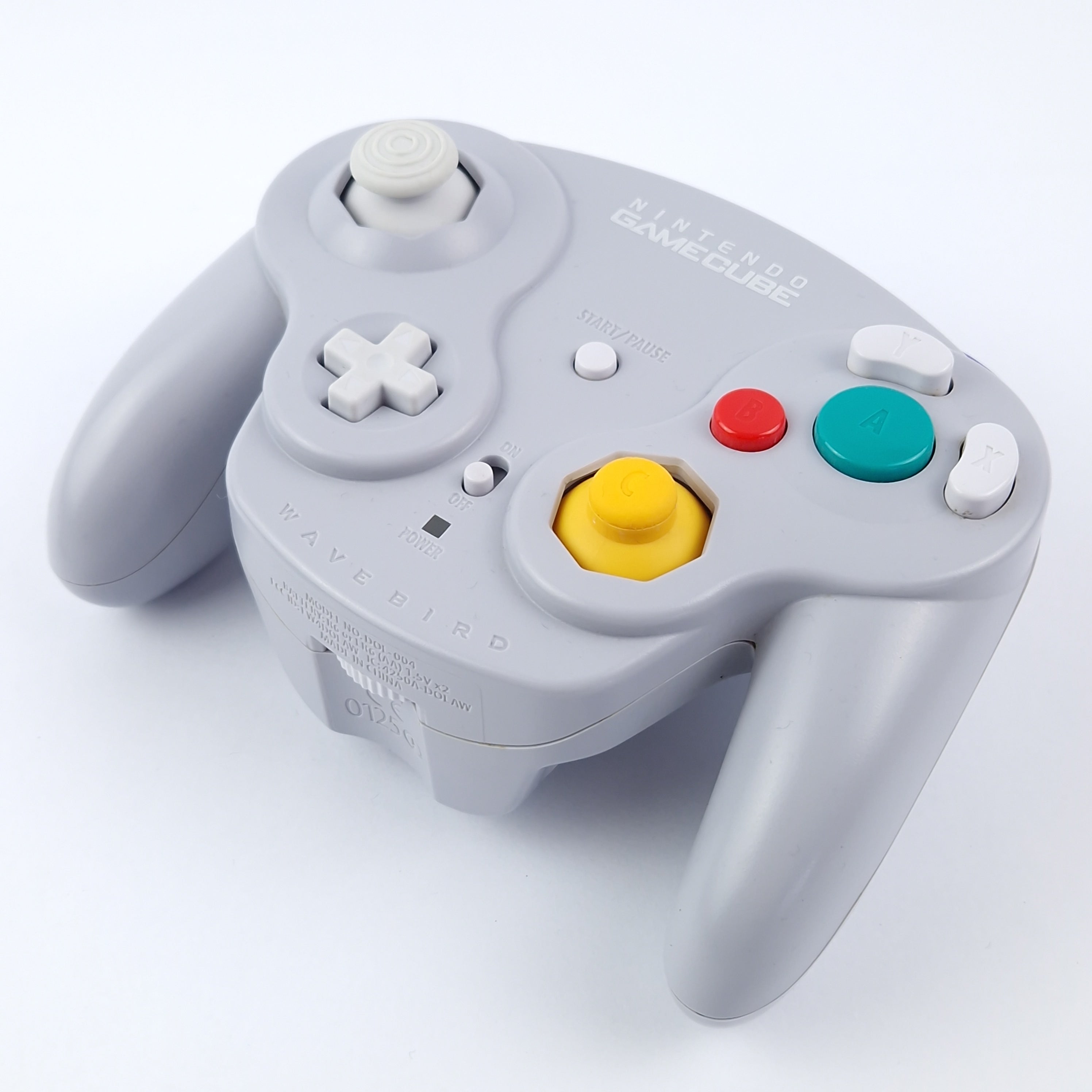 Nintendo Gamecube Zubehör : Original Wavebird Controller Grau / Funk Gamepad [2]