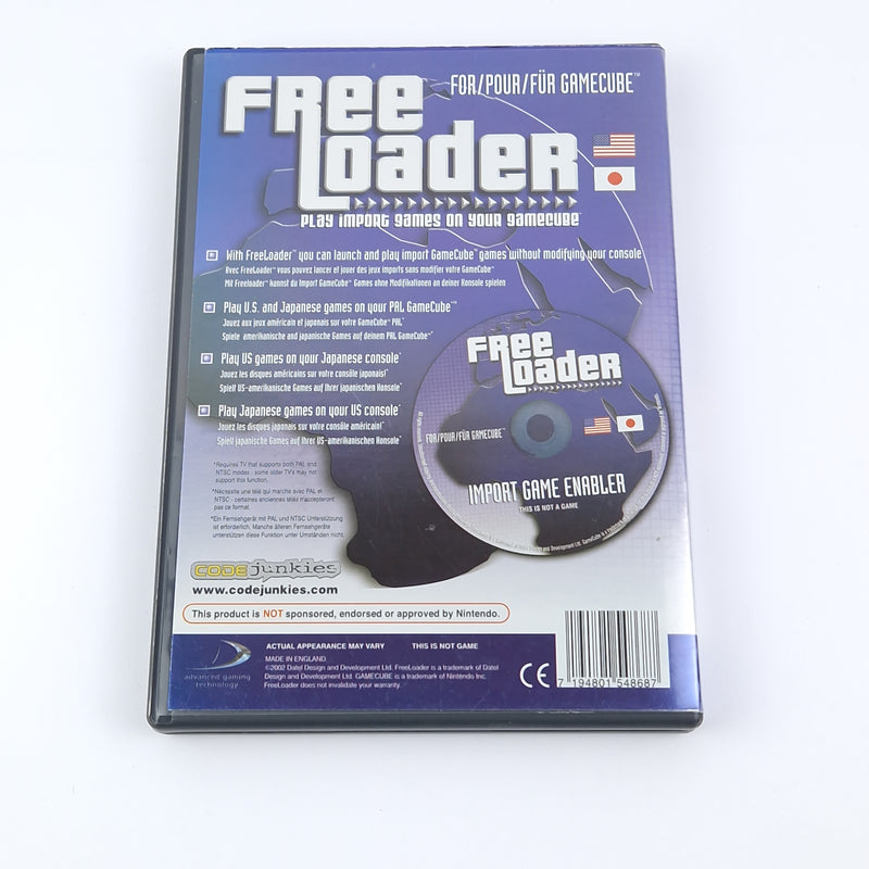 Nintendo Gamecube Accessories: Free Loader Play Import Games - OVP Instructions PAL