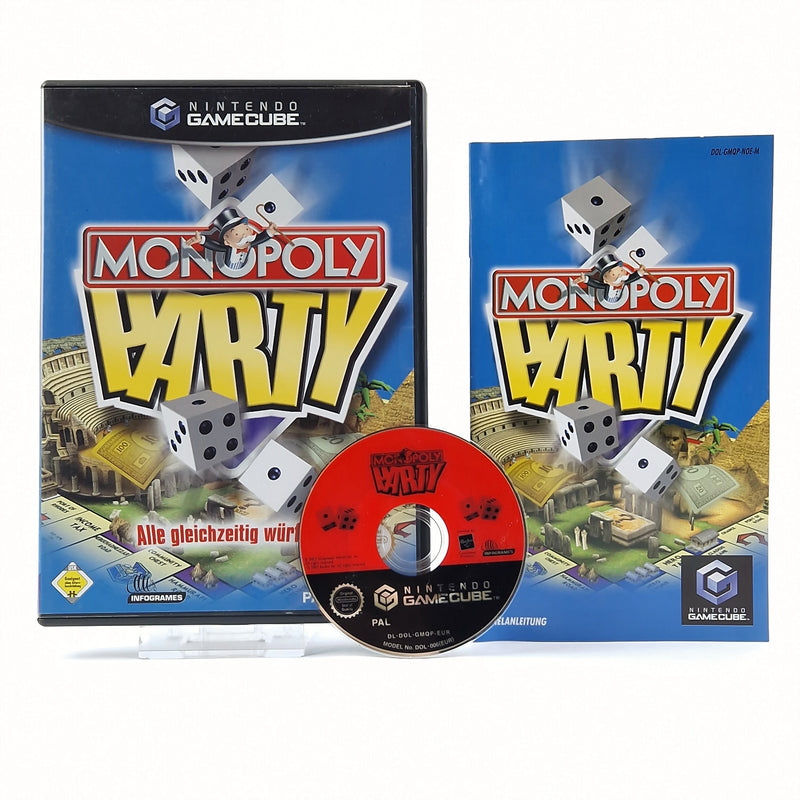 Nintendo Gamecube Spiel : Monopoly Party - OVP Anleitung CD Disk | PAL Game