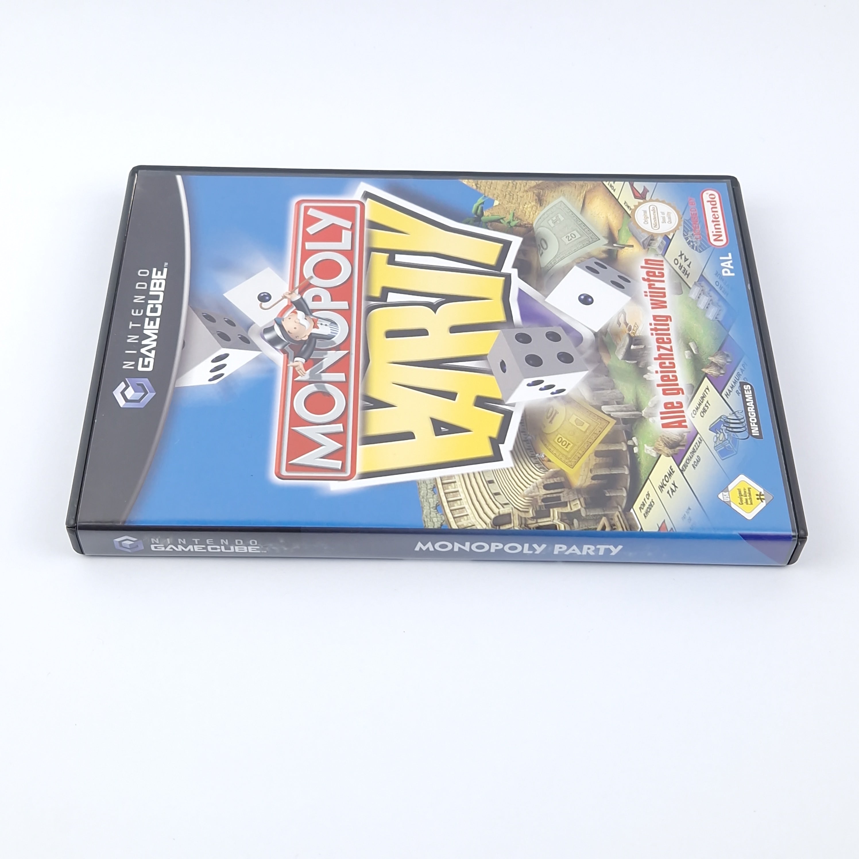 Nintendo Gamecube Spiel : Monopoly Party - OVP Anleitung CD Disk | PAL Game