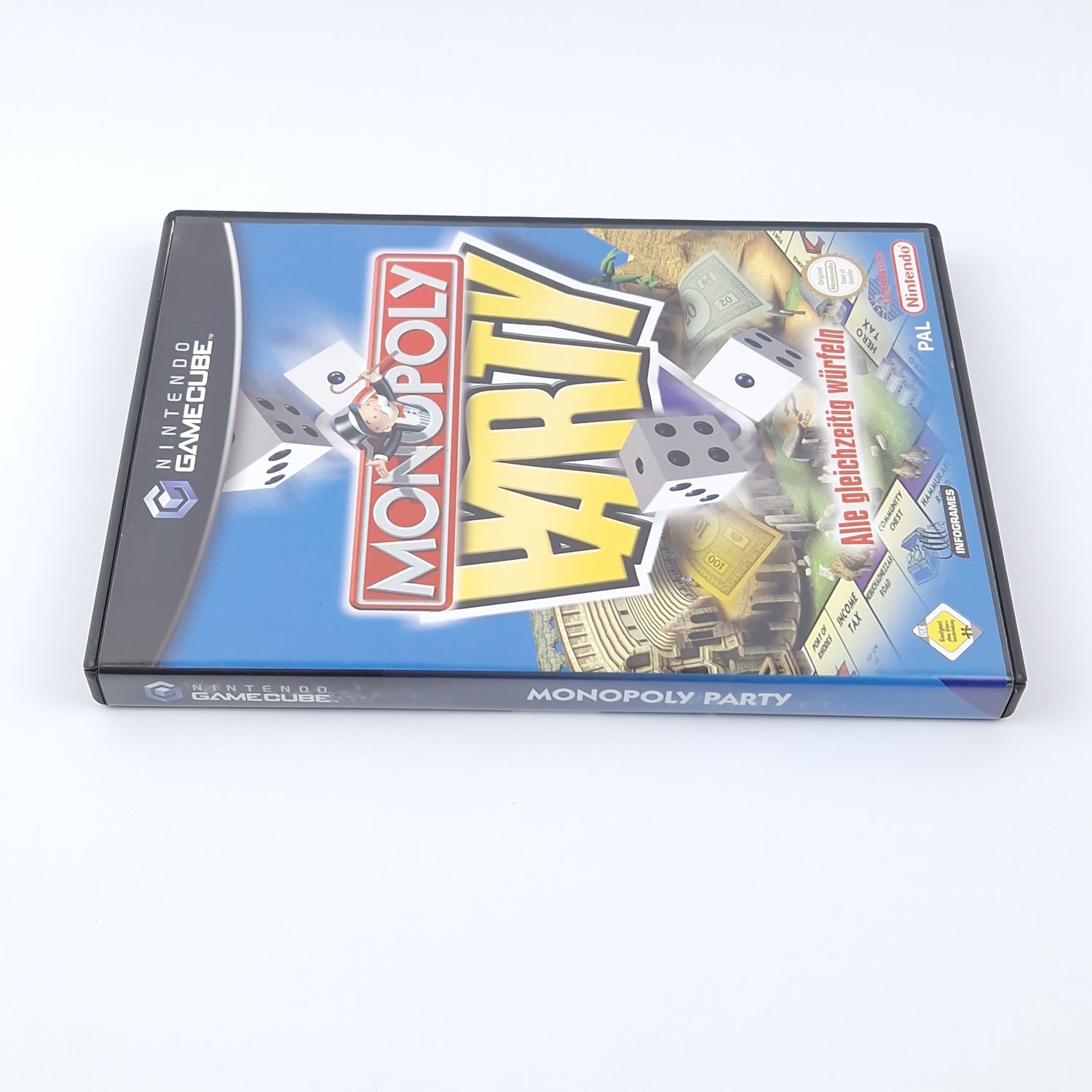 Nintendo Gamecube Spiel : Monopoly Party - OVP Anleitung CD Disk | PAL Game