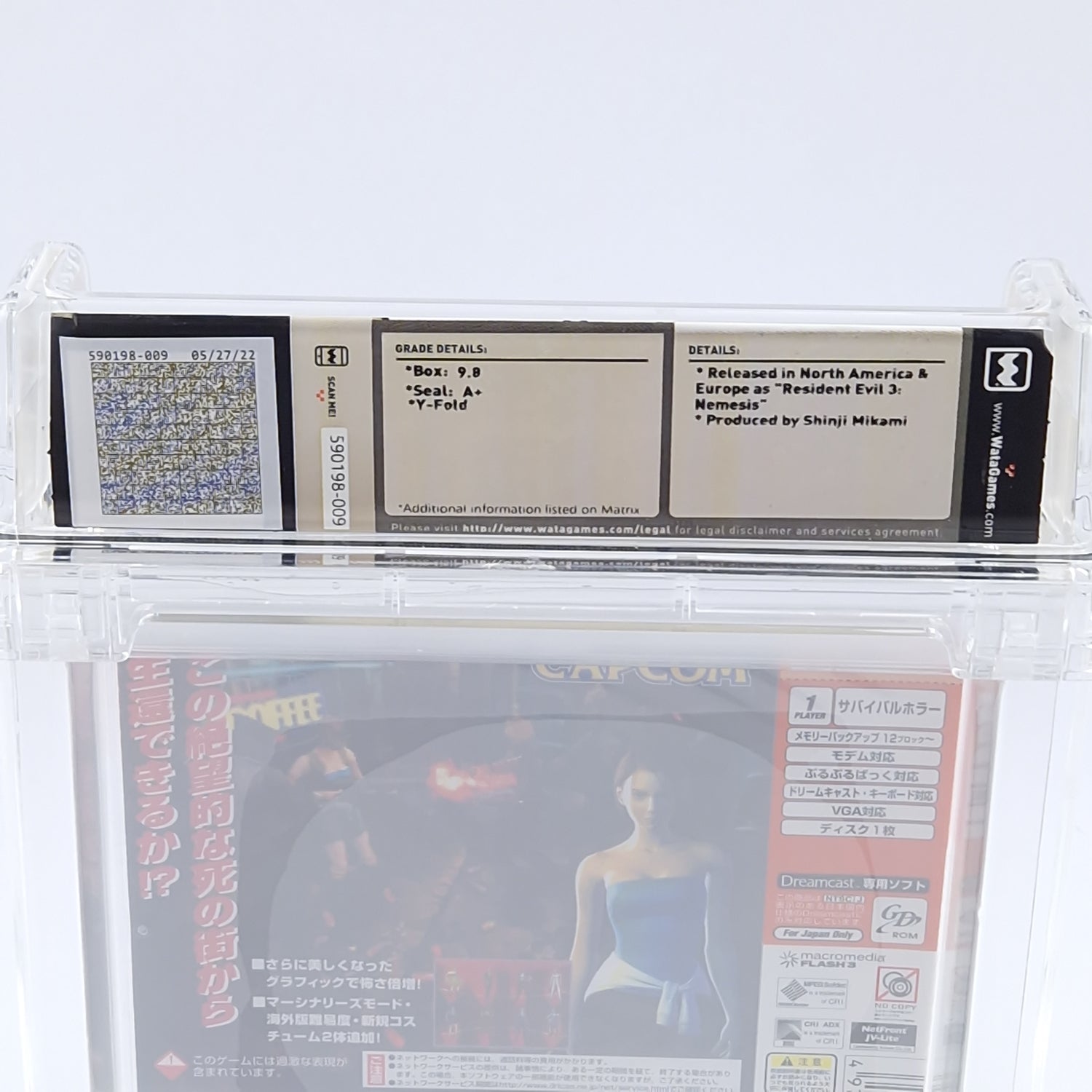 Sega Dreamcast Spiel : Biohazard 3 Last Escape- NEU SEALED  | WATA Games 9.8 A+