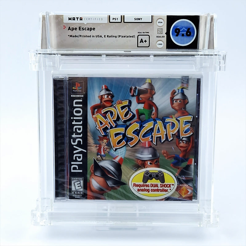 Sony Playstation 1 Game: Ape Escape - PS1 NEW SEALED USA | WATA Games 9.6 A+