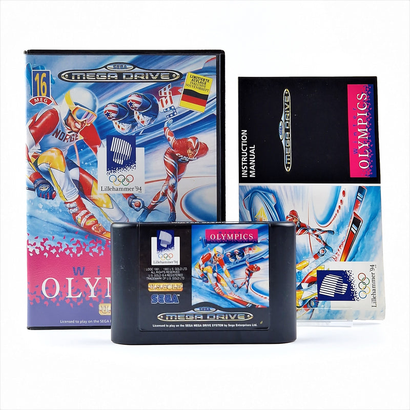 Sega Mega Drive Game: Winter Olympics - OVP Instructions Module | MD PAL Game