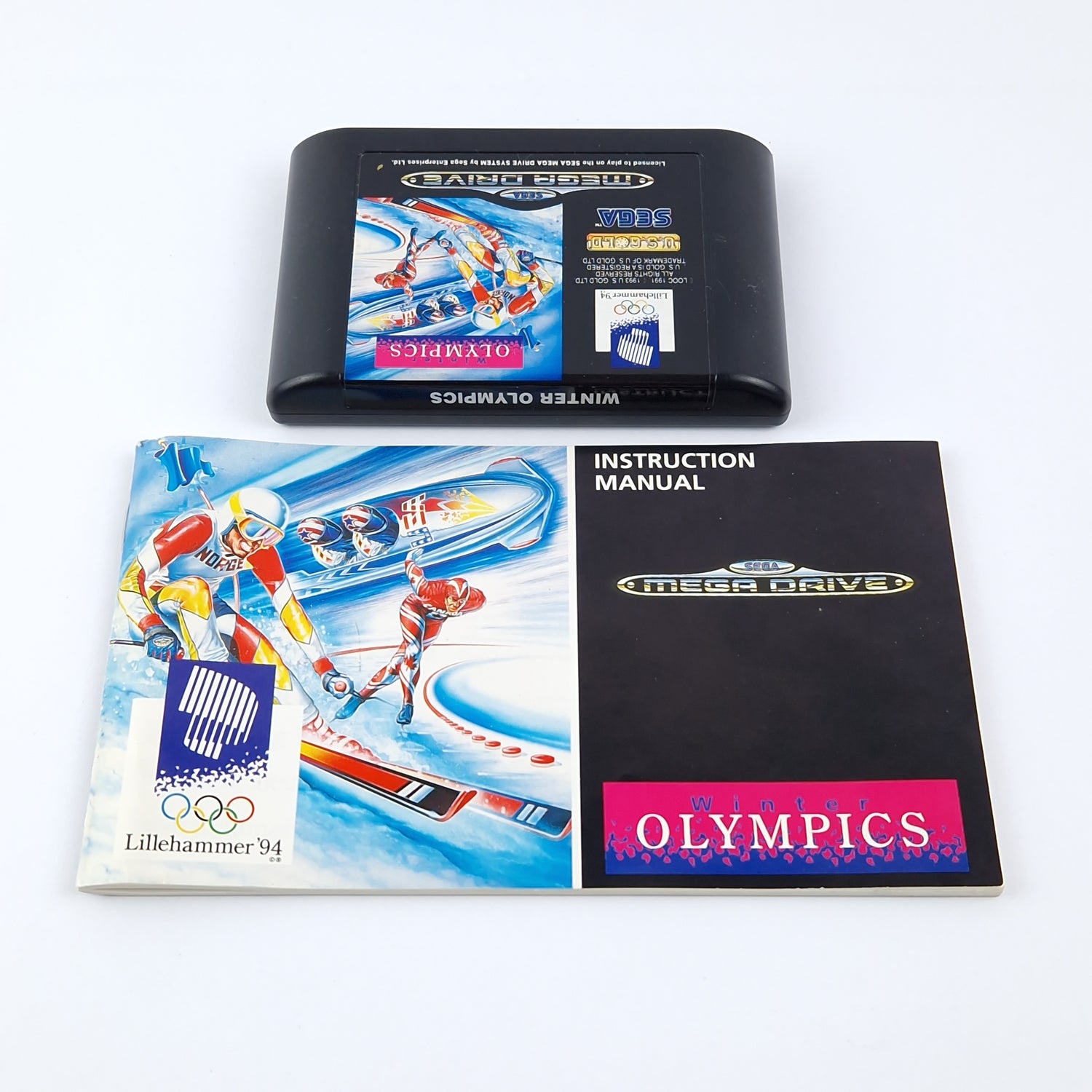 Sega Mega Drive Game: Winter Olympics - OVP Instructions Module | MD PAL Game