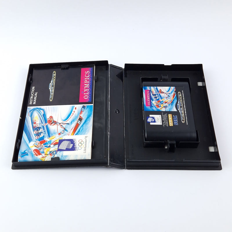 Sega Mega Drive Spiel : Winter Olympics - OVP Anleitung Modul | MD PAL Game