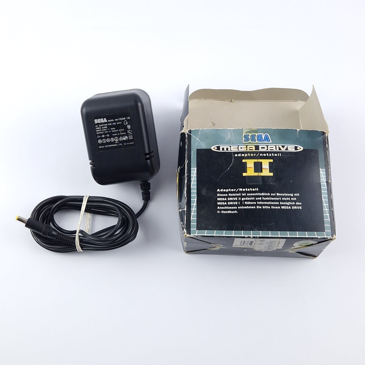 Sega Mega Drive II 2 Accessories Item: Adapter / Power Supply - Cable Cable OVP PAL