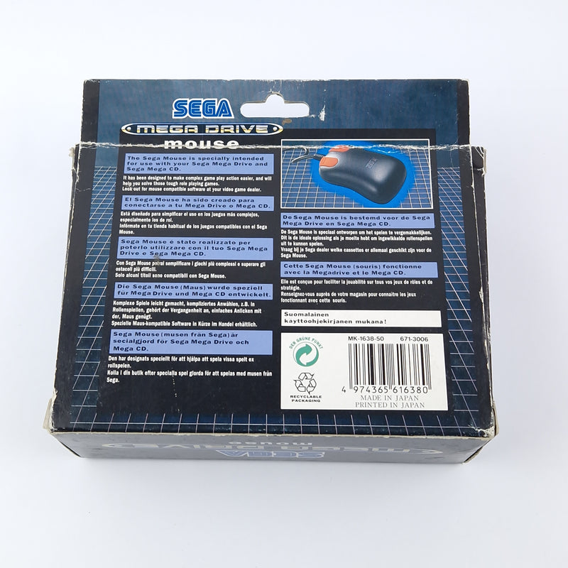 Sega Mega Drive Accessories Item: Mouse + Mousepad + Instructions - OVP Controller