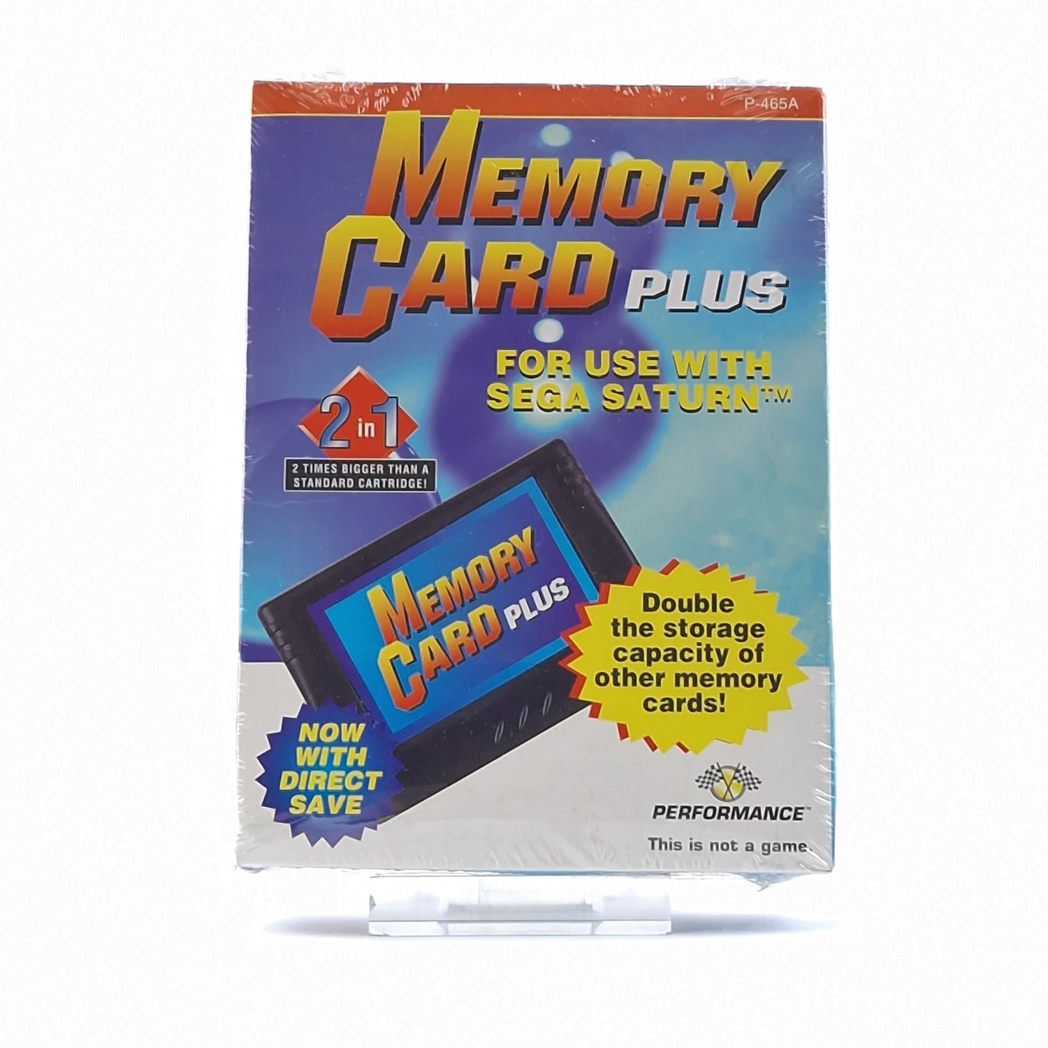 Sega Saturn Zubehör Artikel : Memory Card Plus - NEU SEALED OVP Speicherkarte
