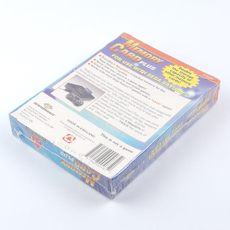 Sega Saturn Accessories Item: Memory Card Plus - NEW SEALED OVP memory card